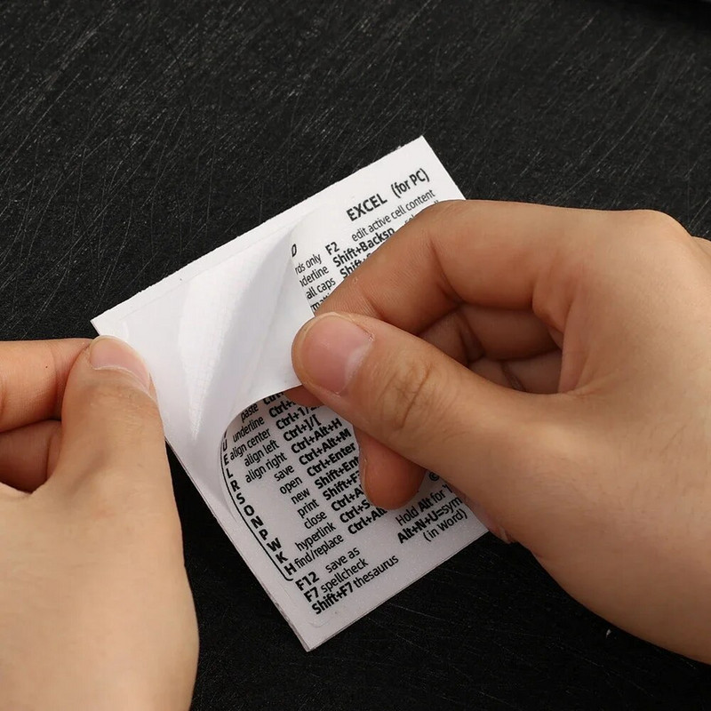 Atsauces tastatūras īsinājumtaustiņu uzlīmes Līmes datora klēpjdatoram galddatora saīsnes uzlīme Apple Mac Chromebook datora logam Photoshop