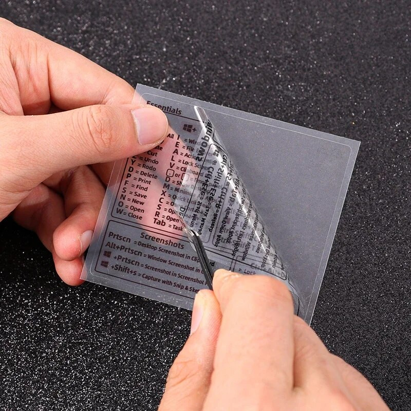 Atsauces tastatūras īsinājumtaustiņu uzlīmes Līmes datora klēpjdatoram galddatora saīsnes uzlīme Apple Mac Chromebook datora logam Photoshop