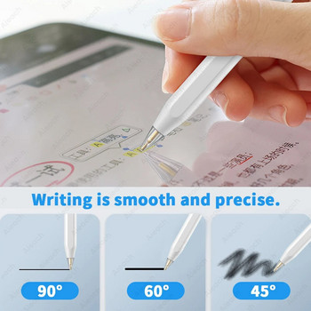 Aieach 3/6pcs Appl Pencil Nib For Apple iPad Pencil 1st 2nd Generation Double Layer 2B HB Thin Replace Tips for Apple Pencil Tip