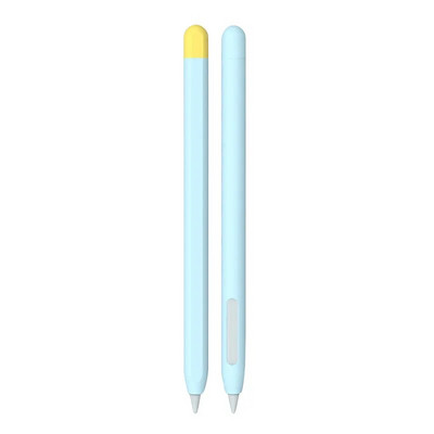 Stylus Cover silikoninis rašiklio dėklas, skirtas Apple Pencil 2 spalvas atitinkantis Stylus apsauginis dėklas Neslystantis nuo kritimo iPencil odos dangtelis
