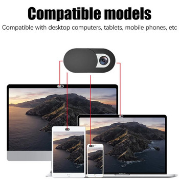 Поверителност Предна уеб камера Капак за камера за таблет Android iPad Лаптоп Стикер Mini Pc Плъзгащ се обектив на камера за iphone Xiaomi Mi Samsung