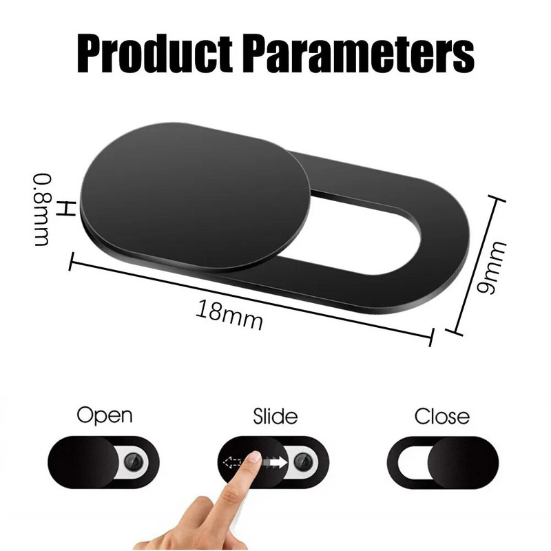 Privātuma priekšējās tīmekļa kameras kameras vāciņš planšetdatoram Android iPad klēpjdatora uzlīme Mini datora slīdņa kameras objektīvs iPhone tālrunim Xiaomi Mi Samsung