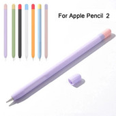 Stylus Cover silikoninis rašiklio dėklas, skirtas Apple Pencil 2 spalva atitinkantis rašiklio apsauginis dėklas Neslystantis ir nenukritęs iPad rašiklio 2 dangtelis