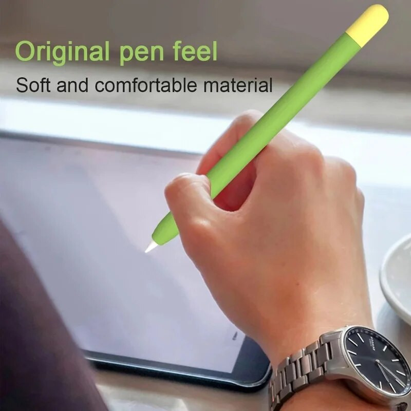 Stylus Cover silikoninis rašiklio dėklas, skirtas Apple Pencil 2 spalva atitinkantis rašiklio apsauginis dėklas Neslystantis ir nenukritęs iPad rašiklio 2 dangtelis