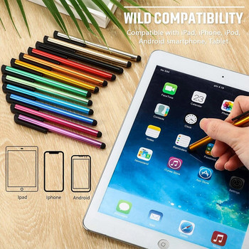Μολύβι αφής 10/50 τμχ Universal οθόνη αφής για iPad iPhone 13 X Capactive μολύβι αφής με κλιπ για στυλό για tablet Smart Phone