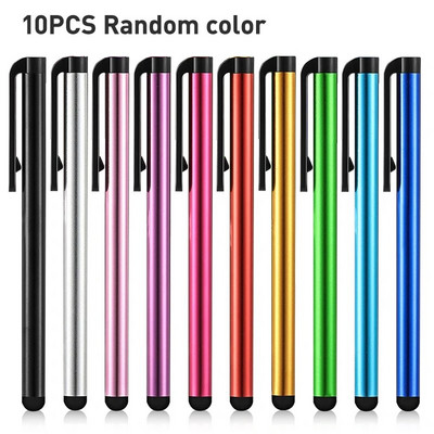 Μολύβι αφής 10/50 τμχ Universal οθόνη αφής για iPad iPhone 13 X Capactive μολύβι αφής με κλιπ για στυλό για tablet Smart Phone