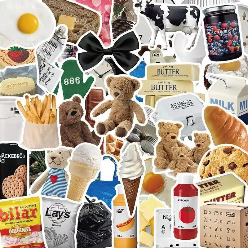 50 gab. Mazgāt Neona Gaismas Jauki Kaķis Smieklīgi Suņu Uzlīmes Klēpjdators Tālrunis Bagāža Motocikls Auto Ūdensizturīgs Karikatūra Uzlīmes Bērnu Rotaļlieta Uzlīme