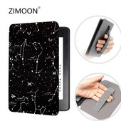 Pentru Kindle 11th Husă inteligentă cu curea de mână Husă din piele PU vopsită pentru Kindle 11th C2V2L3 2022 Slimshell de protecție magnetică