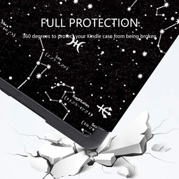 За Kindle 11th Smart Case с каишка за ръка, боядисано покритие от PU кожа за Kindle 11th C2V2L3 2022 Магнитен защитен Slimshell