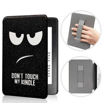Pentru Kindle 11th Husă inteligentă cu curea de mână Husă din piele PU vopsită pentru Kindle 11th C2V2L3 2022 Slimshell de protecție magnetică