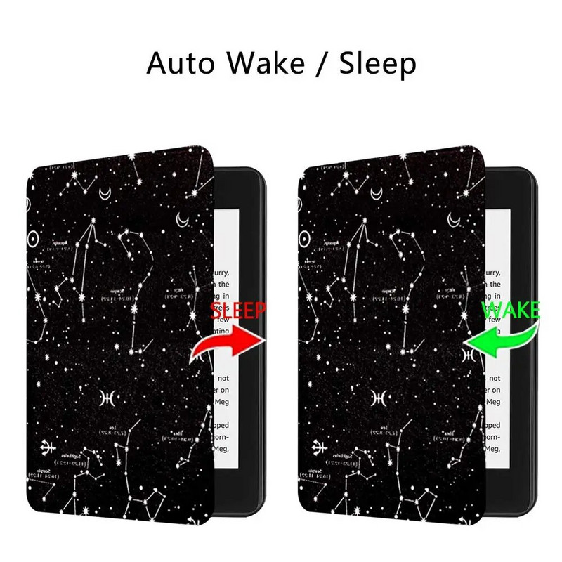 Για Kindle 11th Smart Case με δερμάτινο κάλυμμα PU βαμμένο με λουράκι χεριού για Kindle 11th C2V2L3 2022 Magnetic Protective Slimshell