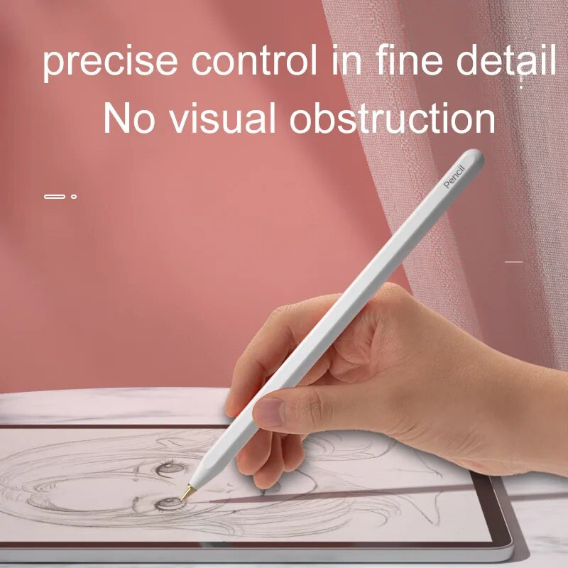 Tkey Transparent Pink Blue Metal Pencil Tips for Apple Pencil 1/2ης γενιάς iPad Stylus Ανταλλακτικά μολύβι αφής μύτης