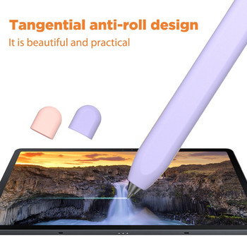 Силиконов калъф за Samsung Galaxy Tab S6 Lite S7 Pen Pencil Protective Sleeve Stylus Touch Pen Cover S Pen Dropshipping