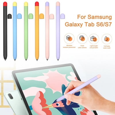 Silikoninis dėklas, skirtas Samsung Galaxy Tab S6 Lite S7 Pen Pieštukas Apsauginė rankovė Stylus Touch Pen Dropshipping S Pen Dropshipping