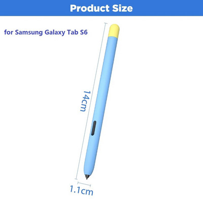 Husă din silicon pentru Samsung Galaxy Tab S6 Lite S7 Pen Creion Manșon de protecție Stylus Touch Pen Cover S Pen Dropshipping