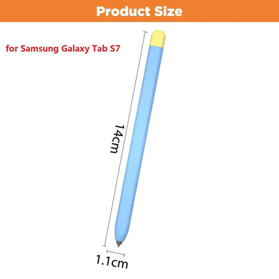 Husă din silicon pentru Samsung Galaxy Tab S6 Lite S7 Pen Creion Manșon de protecție Stylus Touch Pen Cover S Pen Dropshipping