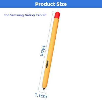 Husă din silicon pentru Samsung Galaxy Tab S6 Lite S7 Pen Creion Manșon de protecție Stylus Touch Pen Cover S Pen Dropshipping