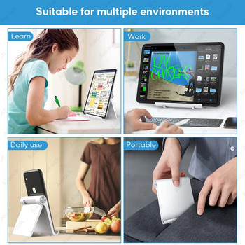 Βάση επιτραπέζιων υπολογιστών για tablet 7,9 έως 11 ιντσών, Ρυθμιζόμενη αναδιπλούμενη βάση για tablet για iPad Υποστήριξη κινητού τηλεφώνου Samsung Xiaomi
