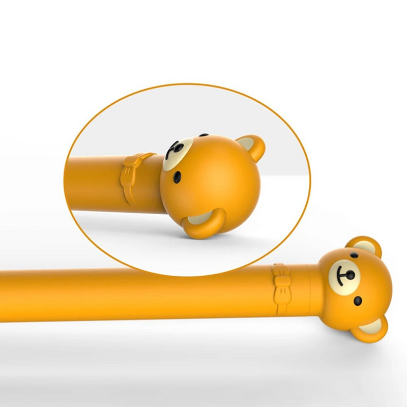 Aizsargpiedurkņu vāciņš pret pazaudēšanu zīmuļa silikona triecienizturīgs karikatūra Cute Animals zīmuļa vāciņa futrālis Apple Pencil 1