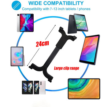 Βάση βεντούζας για iPad Pro Air 7-13\'\' Xiaomi Tablet SUV Truck Vehicle Lift Uber Windshield Βάση βάσης για tablet αυτοκινήτου