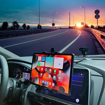 Βάση βεντούζας για iPad Pro Air 7-13\'\' Xiaomi Tablet SUV Truck Vehicle Lift Uber Windshield Βάση βάσης για tablet αυτοκινήτου