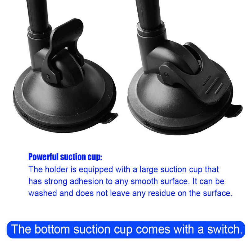 Automašīnas planšetdatora turētāja garās rokas piesūcekņa stiprinājums iPad Pro Air 7-13 collu Xiaomi planšetdatoram SUV kravas automašīnas pacēlājs Uber vējstikla logs