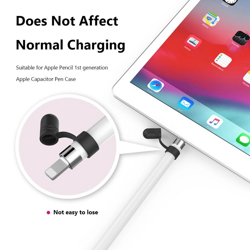 Apple`i pliiatsi asenduspliiatsi kate, pehme silikoonist kaitseümbrisega kate IPad Pro 9,7/10,5/12,9-tollise puutepliiatsi jaoks tahvelarvuti iPadi jaoks