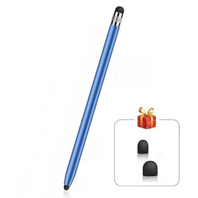 Stilo tactil pentru tabletă Creion universal Stylus capacitiv Cap dublu din silicon pentru telefon inteligent iPad Android