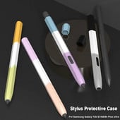 Husă creion pentru tabletă tactilă Husă de protecție cu stilou din silicon, rezistentă la șocuri pentru Samsung Galaxy Tab S7/S8/S9 Plus Husă stilou Ultra S
