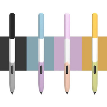Сензорен калъф за молив за таблет Силиконов стилус Защитен капак Удароустойчив за Samsung Galaxy Tab S7/S8/S9 Plus Ultra S Pen Sleeve