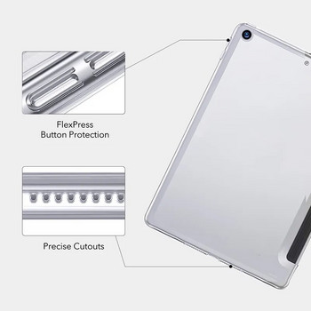 За Samsung Galaxy Tab S6 Lite 10.4 2020 2022 SM-P610 P613 P615 P619 Калъф за стойка Основен калъф PU кожен Smart Cover