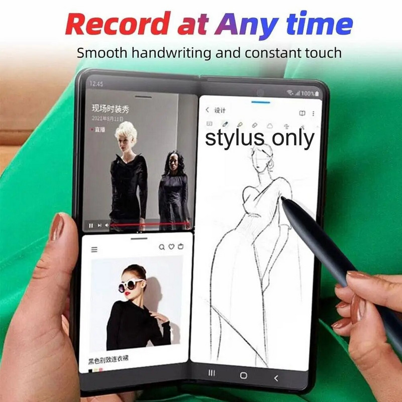 „Samsung Tab S9 FE S9+ S9 Ultra Pen“ pakaitinis rašiklis „Stylus“ ekranas, planšetinis kompiuteris, jautrus rašiklis be „Bluetooth“