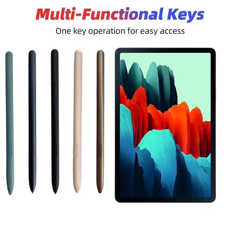 „Samsung Tab S9 FE S9+ S9 Ultra Pen“ pakaitinis rašiklis „Stylus“ ekranas, planšetinis kompiuteris, jautrus rašiklis be „Bluetooth“