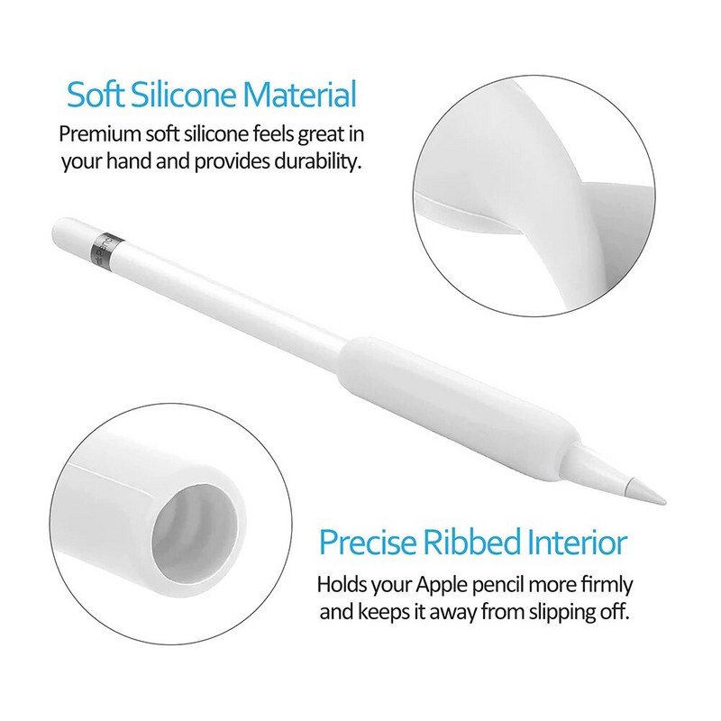 Apple Pencili jaoks Universaalne pehme silikoonist libisemisvastane ümbris Apple Pencili jaoks 1. 2. põlvkonna õunapliiatsi tarvikud