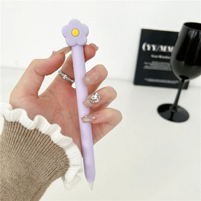 Huse din silicon moale Kawaii drăguțe pentru Apple Pencil Husă USB C Gen Tabletă Touch Pen Stylus Husă Anti-cădere pentru Apple Huse creion