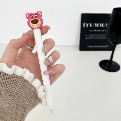 Huse din silicon moale Kawaii drăguțe pentru Apple Pencil Husă USB C Gen Tabletă Touch Pen Stylus Husă Anti-cădere pentru Apple Huse creion