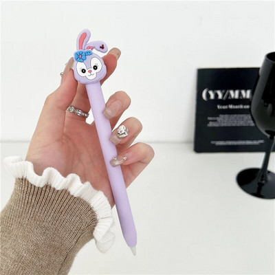 Huse din silicon moale Kawaii drăguțe pentru Apple Pencil Husă USB C Gen Tabletă Touch Pen Stylus Husă Anti-cădere pentru Apple Huse creion