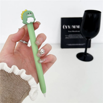 Huse din silicon moale Kawaii drăguțe pentru Apple Pencil Husă USB C Gen Tabletă Touch Pen Stylus Husă Anti-cădere pentru Apple Huse creion