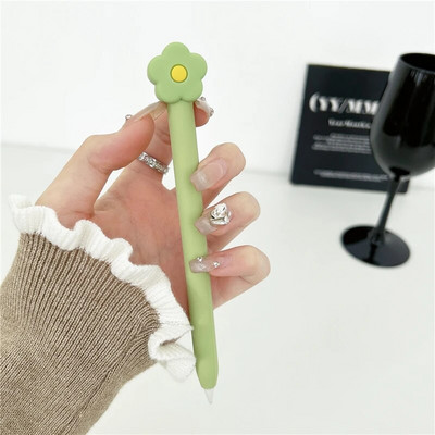 Huse din silicon moale Kawaii drăguțe pentru Apple Pencil Husă USB C Gen Tabletă Touch Pen Stylus Husă Anti-cădere pentru Apple Huse creion