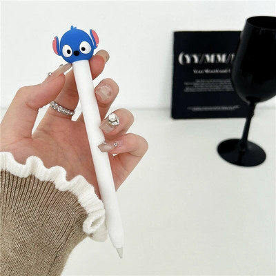 Huse din silicon moale Kawaii drăguțe pentru Apple Pencil Husă USB C Gen Tabletă Touch Pen Stylus Husă Anti-cădere pentru Apple Huse creion