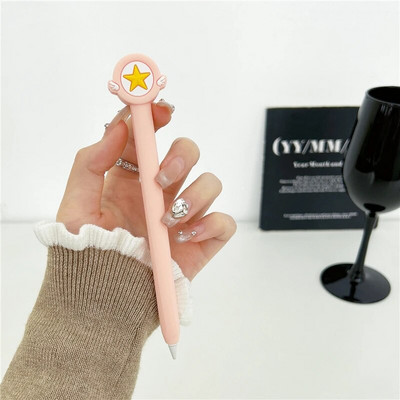 Huse din silicon moale Kawaii drăguțe pentru Apple Pencil Husă USB C Gen Tabletă Touch Pen Stylus Husă Anti-cădere pentru Apple Huse creion