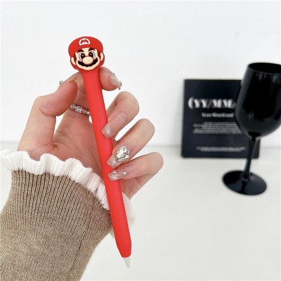 Huse din silicon moale Kawaii drăguțe pentru Apple Pencil Husă USB C Gen Tabletă Touch Pen Stylus Husă Anti-cădere pentru Apple Huse creion