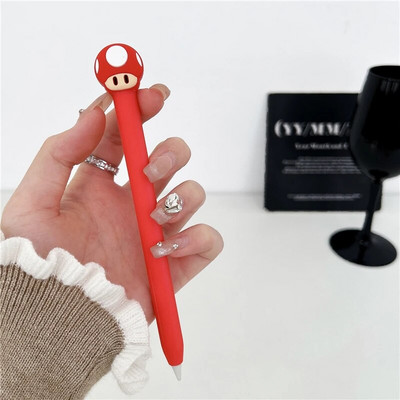 Huse din silicon moale Kawaii drăguțe pentru Apple Pencil Husă USB C Gen Tabletă Touch Pen Stylus Husă Anti-cădere pentru Apple Huse creion