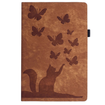 Κάλυμμα Butterfly Cat For Funda Amazon Fire HD 10 Plus 2021 Magnetic Case For Fire HD 10 2019 2017 TPU Back Shell