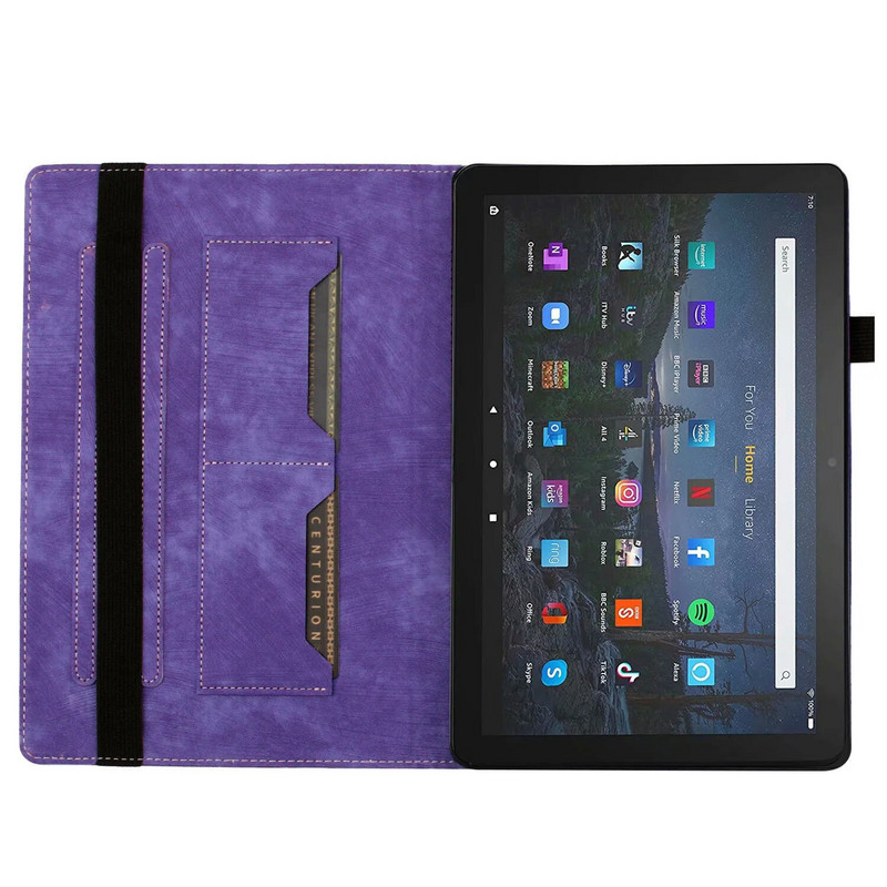 Κάλυμμα Butterfly Cat For Funda Amazon Fire HD 10 Plus 2021 Magnetic Case For Fire HD 10 2019 2017 TPU Back Shell