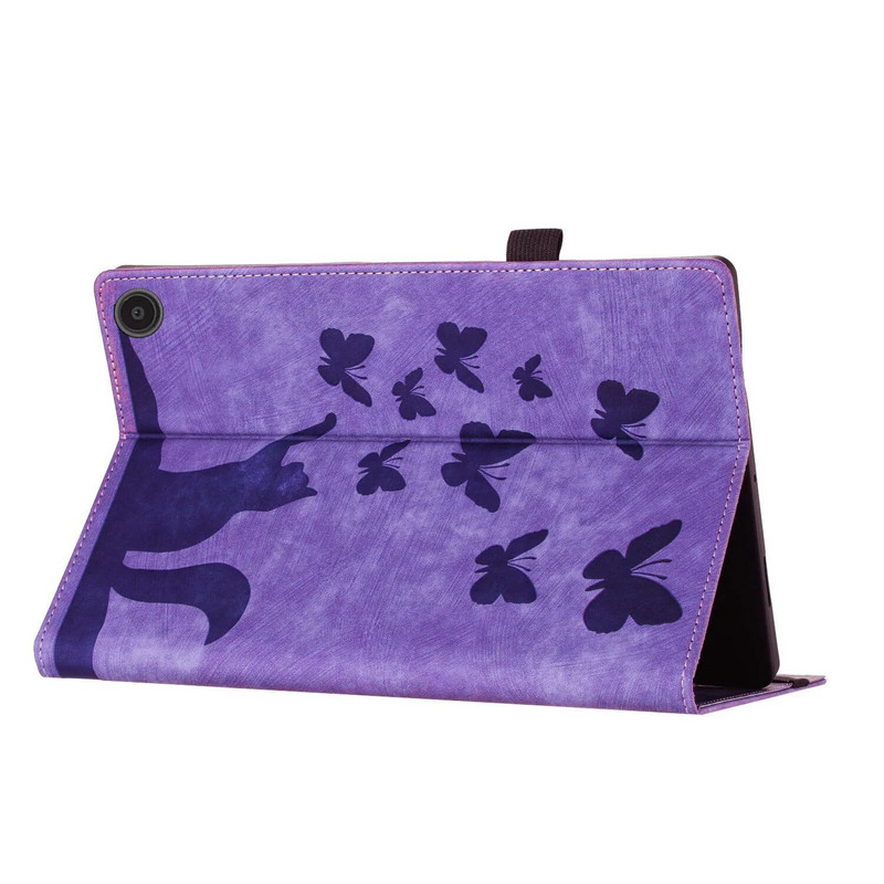 Κάλυμμα Butterfly Cat For Funda Amazon Fire HD 10 Plus 2021 Magnetic Case For Fire HD 10 2019 2017 TPU Back Shell