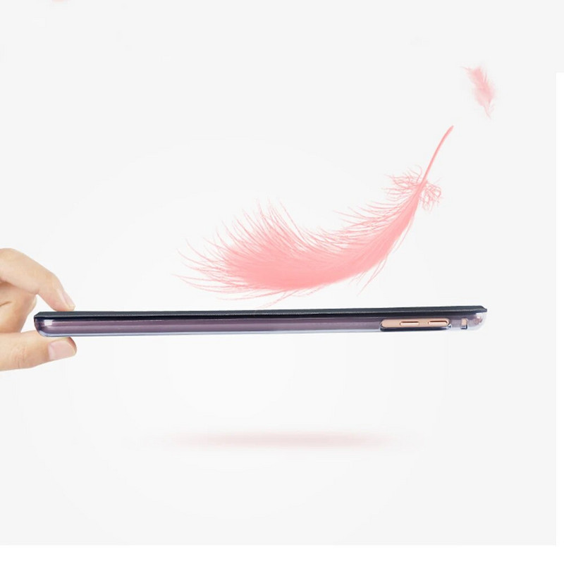 QIJUN futrālis Xiaomi Mi Pad 4 Plus MiPad4 Plus 10,1 collu ādas datora aizmugures vāka statīvs Auto Sleep Smart magnētiskais folijas vāciņš