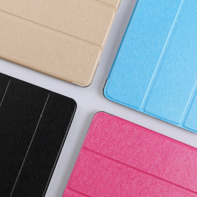QIJUN futrālis Xiaomi Mi Pad 4 Plus MiPad4 Plus 10,1 collu ādas datora aizmugures vāka statīvs Auto Sleep Smart magnētiskais folijas vāciņš
