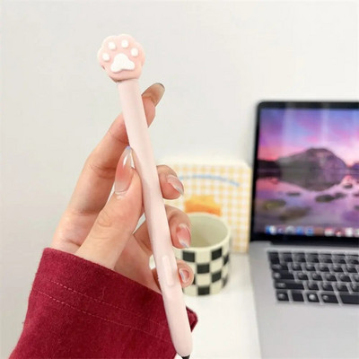 Husă cu creion tactilă pentru tabletă cu desene animate drăguță Husă de protecție cu stilou din silicon pentru Samsung Galaxy Tab S7/S8/S9 Plus Husa stilou Ultra S