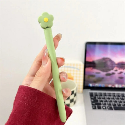 Husă cu creion tactilă pentru tabletă cu desene animate drăguță Husă de protecție cu stilou din silicon pentru Samsung Galaxy Tab S7/S8/S9 Plus Husa stilou Ultra S